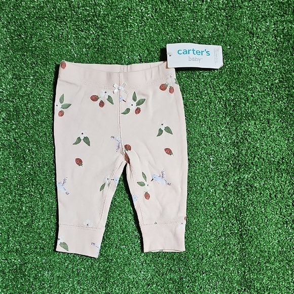 Carter's Other - Carter's Pink Floral Leggings